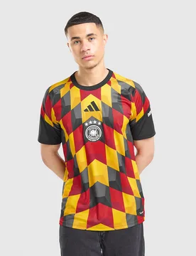Mens Germany 2026 Pre Match Shirt - Nero, nero nero Uomo taglia XL - Adidas - FashionsVida