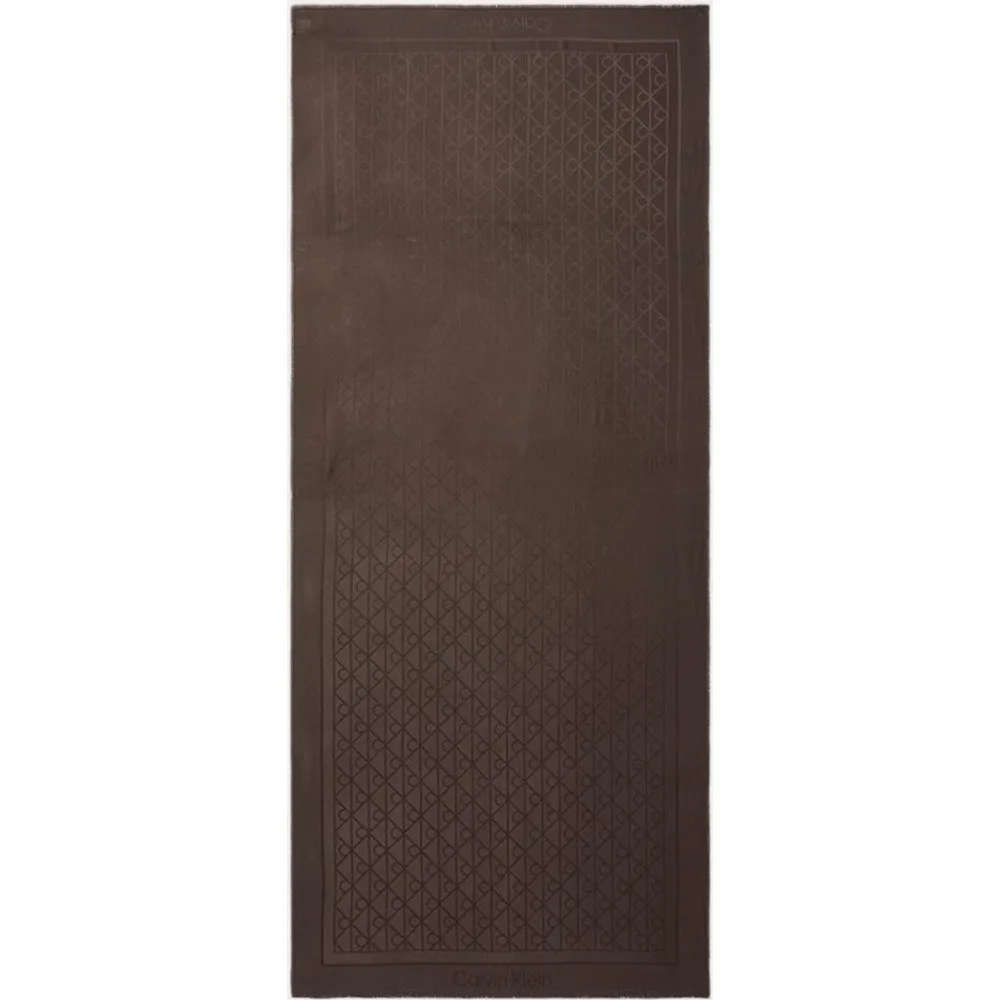 Pañuelo de modal de con estampado monogram Emblem - Calvin Klein - FashionsVida