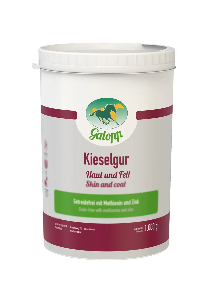 Kieselgur getreidefrei 1 kg Dose - Galopp - FashionsVida