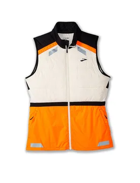 Chaleco de running para mujer Run Visible Insulated 2.0 blanco L - Brooks - FashionsVida