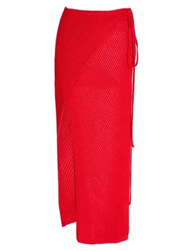 Maxi-Rock Damen Rot 34,36 Damen - LANEUS - FashionsVida