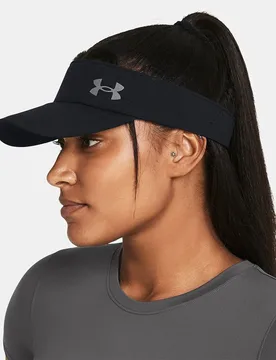W Iso-chill Launch Visor Black / Black / Reflective One Size Men,Women - Under armour - FashionsVida