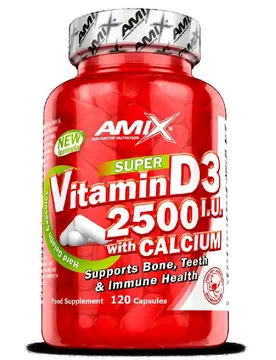Capsule Vitamin D3 2500 Iu Witch Calcium 120 Unità