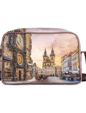 Camera bag media ASTRO CLOCK tracolla regolabile tasche multiple cipria