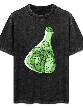 Microbes in a flask T-Shirt Basic Short Sleeve T-Shirt for Men - Aliexpress - FashionsVida