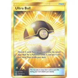 Pokemon Sun and Moon (Base Set) 161/149 Ultra Ball (Secret Rare)