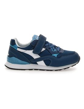 Scarpe blu con strappo in materie sintetiche N.92 ps 29
