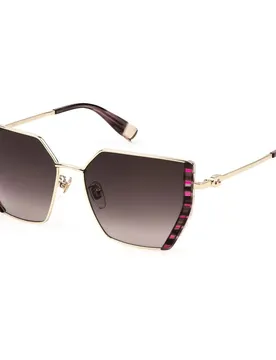 Occhiali Da Sole Da Donna Sfu786v Shiny Havana / Fuxia Brown Gradient Brown / CAT3