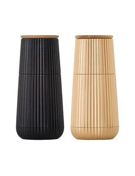 Pfeffer- und Salzmühlen Set SCAPE 12cm Black + Gold gold baby - AdHoc - FashionsVida