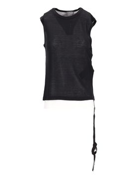 Top in misto viscosa