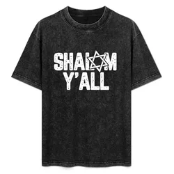 Shalom Y'all T-Shirt Basic Lightweight Short Sleeve Tee