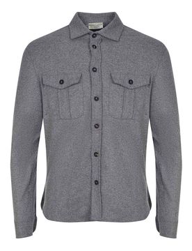 Camicia Realizzata In Misto Lana E Cashmere