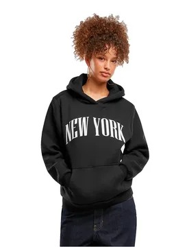 Felpa Con Cappuccio New York Black XL - Miss Tee - FashionsVida
