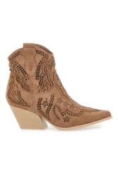 Stivaletti Camel Con Strass P590 37