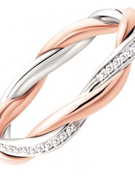 Fede Nuziale Collezione Trama d'Amore 3113DBR
