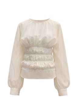 Blusa Donna drappeggio in vita
