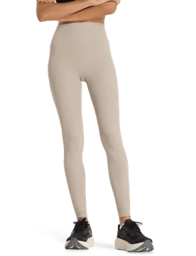 High Rise Legging Damen Leggings - Braun - Größe L - Poly Jersey Brown L - New Balance - FashionsVida