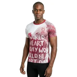 ´´día Mundial Del Corazón 2025´´ Short Sleeve T-shirt White XL Men
