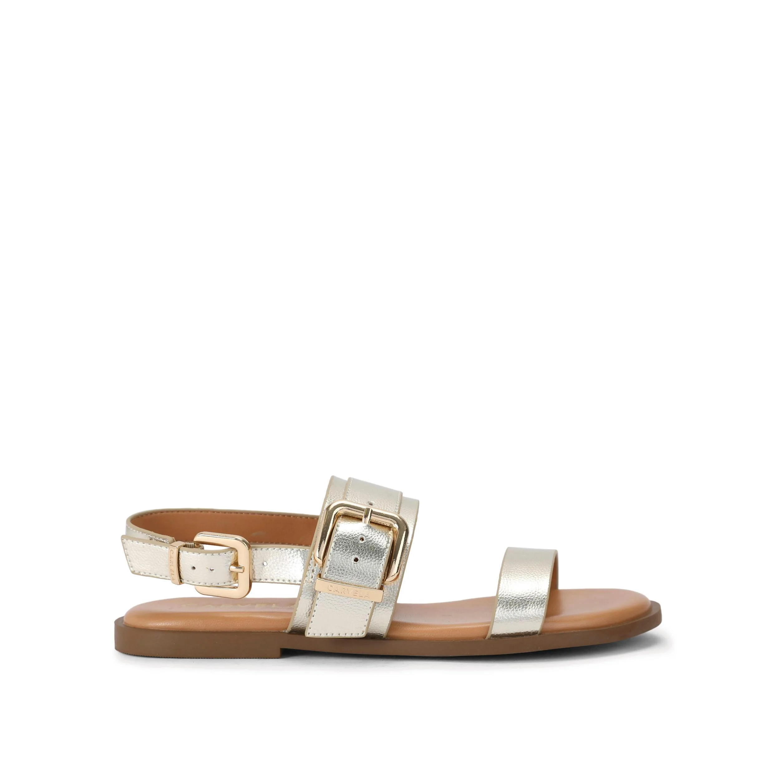 Womens Berlini Sandals - Gold - Size Uk 5 - Carvela - FashionsVida