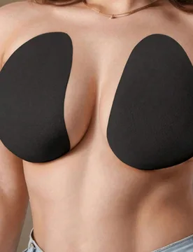 Pares/4 piezas de cubrepezones adhesivos invisibles desechables con forma de gota de agua para talla grande, sujetador sin tirantes con superficie de - Shein - FashionsVida