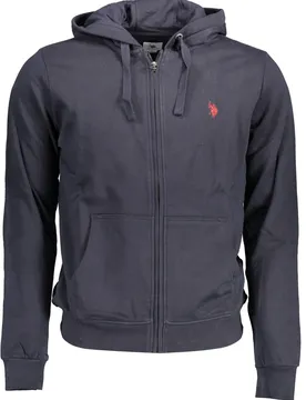 Herren Kapuzenpullover Blau 63025-53223_BLU_179