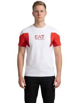 Ea7 Herren T-Shirt Weiß 510038