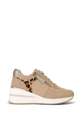 Women's 'High Rise' Trainers in Camel Size: 3 - Camel - Size: 3