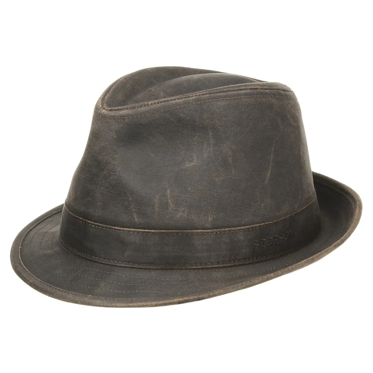 Odessa Trilby Cloth Hat by - brown - Size: L (58-59 cm) - Stetson - FashionsVida