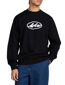 Sweat brodé avec logo circulaire