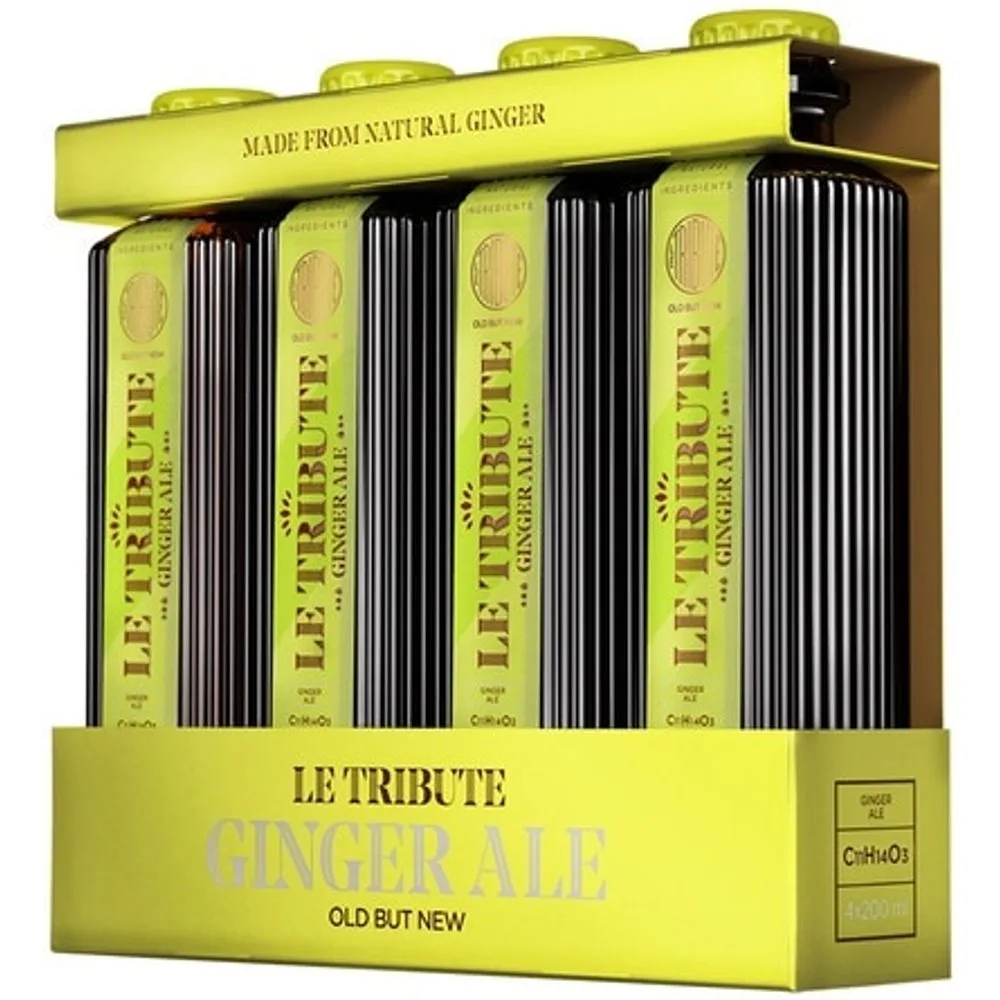 Refresco Ginger Ale pack 4 botellas - Le Tribute - FashionsVida