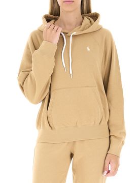 Felpa con cappuccio POLO CAMMELLO XS
