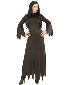 Gothic-Kostüm für Damen Hexenkostüm Halloweenkostüm schwarz - female - Widmann - FashionsVida