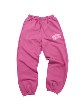 Washed Arch Logo Sweatpants - Pink