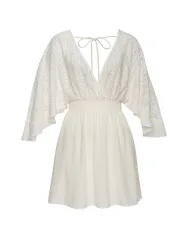 Robe de plage blanc 44