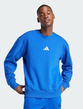 Felpa ALL SZN Fleece Graphic S Royal Blue / Off White