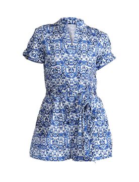 Alice + Olivia Abiti White/blue