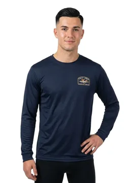 Rash Guard Manches Longues Fly Home Sunshirt Navy S - Salty Crew - FashionsVida