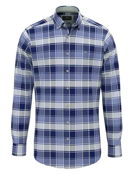 Camicia A Maniche Lunghe 15088680 Crystal Blue 3XL