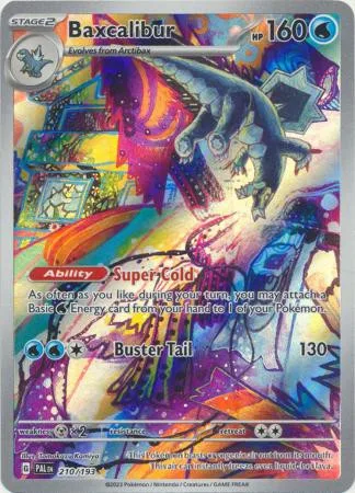 Pokemon SV Paldea Evolved 210/193 Baxcalibur (Illustration Rare) - Pokémon - FashionsVida