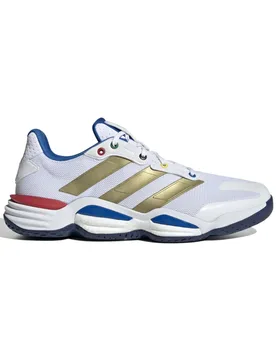 Baskets Stabil 16 Cloud White / Gold Metallic / Dark Blue EU 47 1/3 - Adidas - FashionsVida