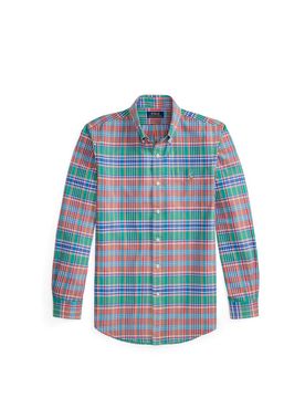 Polo Chemise à carreaux en coton