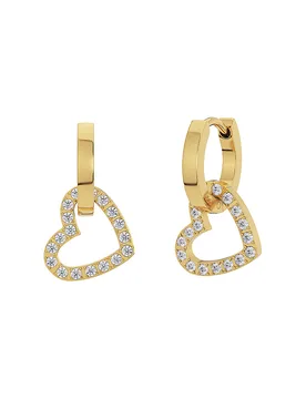 Pendientes ETERNAL HEART EARRING Oro oro - Edblad - FashionsVida