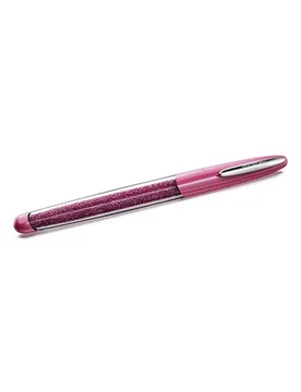 Penna Roller Crystalline, Rosa, Cromato OS - Swarovski - FashionsVida