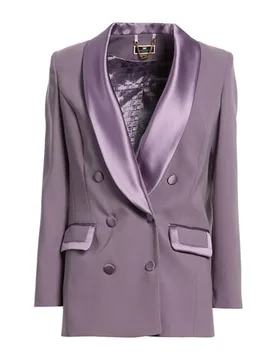 Americana Mujer Morado oscuro 34,36,40,44 Mujer - Elisabetta Franchi - FashionsVida