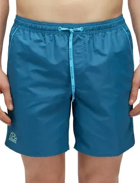 Short De Bain Iconic Taffeta Teal 01 S Homme