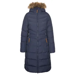 Womens/ladies Audrey Padded Jacket (Navy) - Size Small