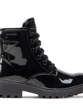 Schnürstiefeletten J Casey G. G J9420G 000HH C9999 S Schwarz 28 female - Geox - FashionsVida