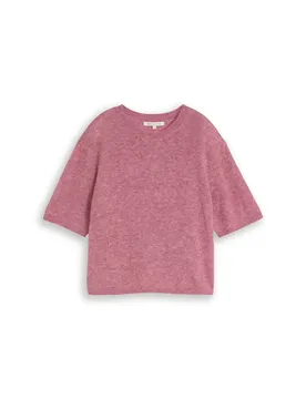 Knit lightweight shortsleeve female