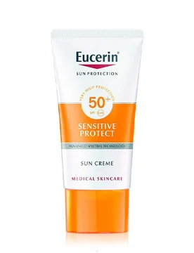 Sensitive Protect Sun Creme Spf 50+ - Eucerin - FashionsVida