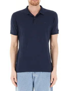 T-shirt in cotone BLU NAVY XXL - Sun68 - FashionsVida